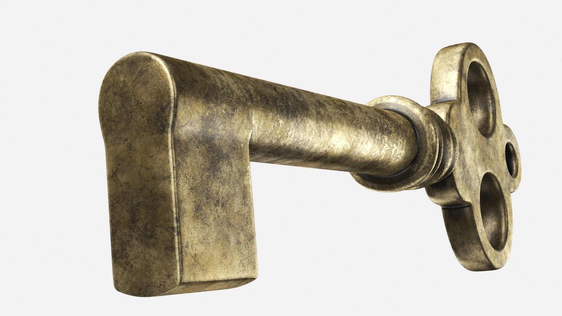 Real old rusted key 3D model - TurboSquid 1480571