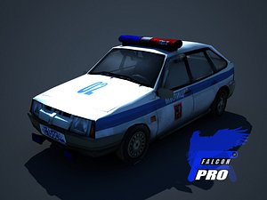 Lada9 Russian Police Car