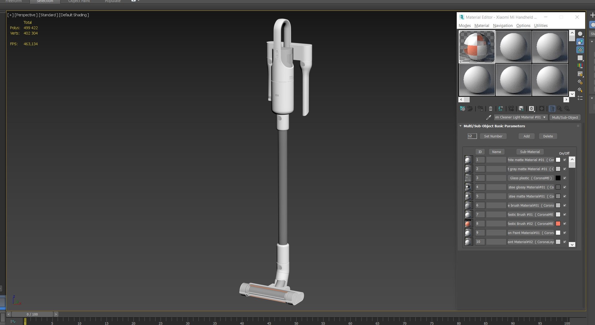 3D Xiaomi Mi Handheld Vacuum Cleaner Light model - TurboSquid 1999475
