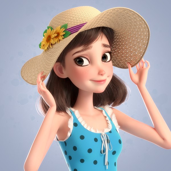 Tổng Hợp Hơn 93 Về Cartoon Girl Rigged Hình Nền Vn