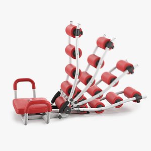 3D ab rocket twister trainer model