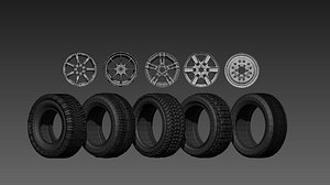 Wheels and Rim 5 pattern