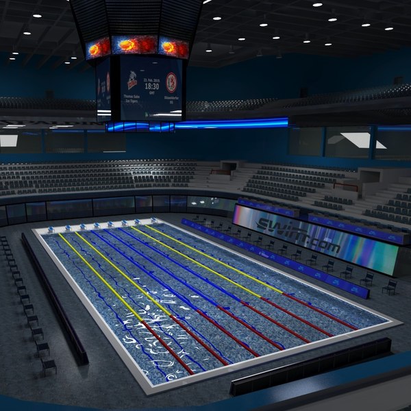 Animated Olympic Swimming Pool 3D Models for Download | TurboSquid