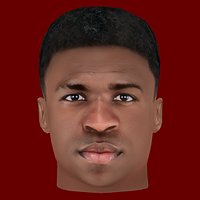 Vinicius Junior Head - Low poly head for game