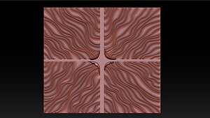 Wood relief carving model for CNC router 3D