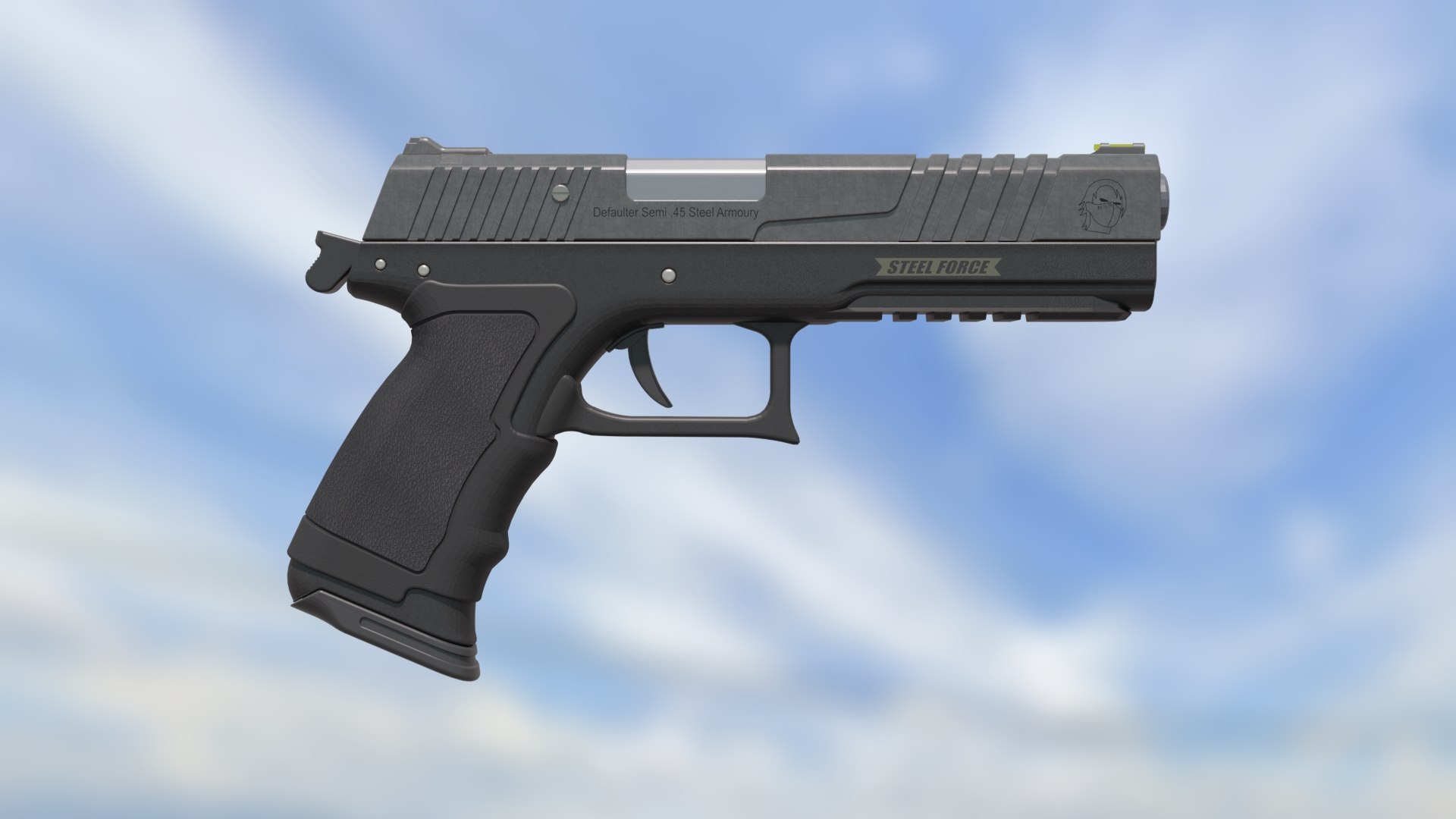 Pistol Semi auto Defaulter 45 model https://p.turbosquid.com/ts-thumb/As/oHaPpW/71/preview0/jpg/1712809560/1920x1080/fit_q87/fe93d8cebc186ffaf526635e4e4033566441ce9b/preview0.jpg