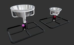 Dog bowl stand model
