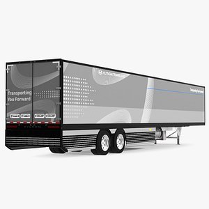 3D Hyundai HDC-6 Cargo Trailer