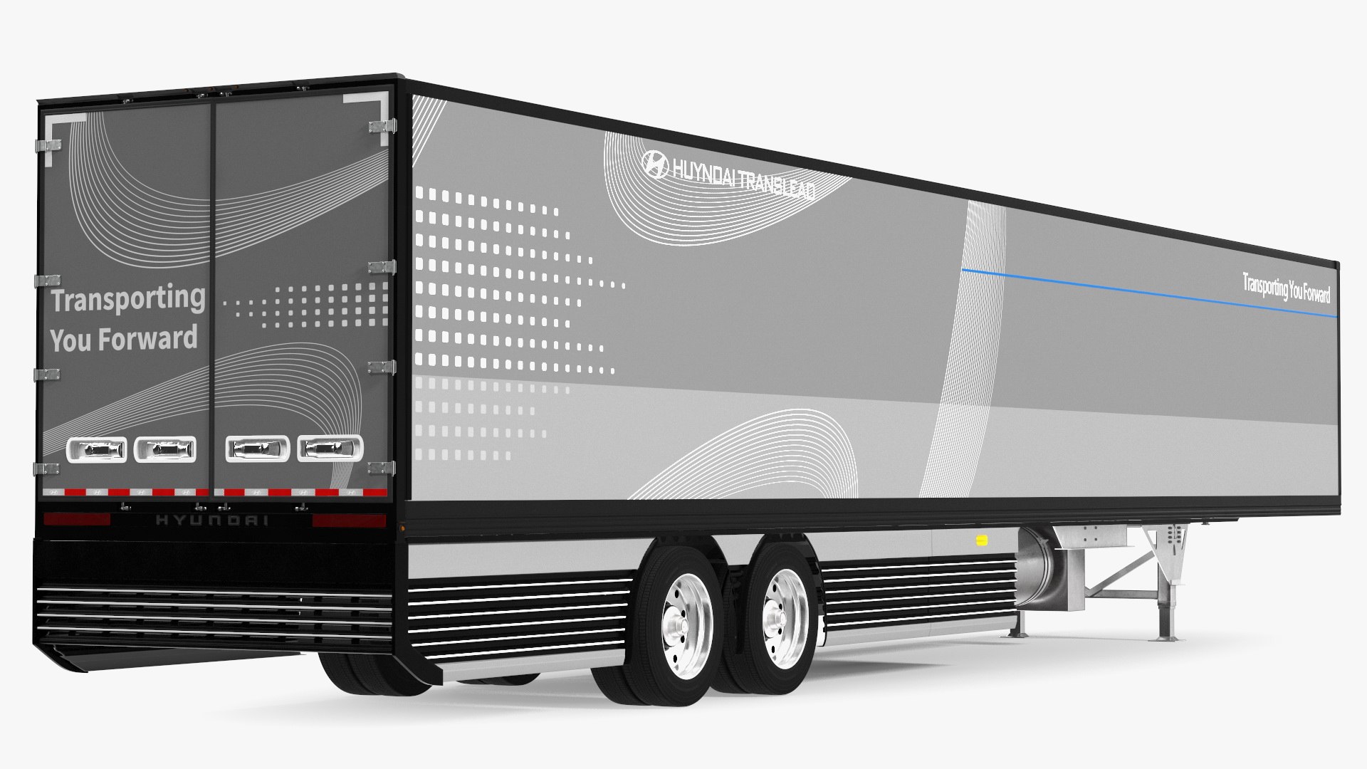 Hyundai HDC-6 Cargo Trailer 3D model preview