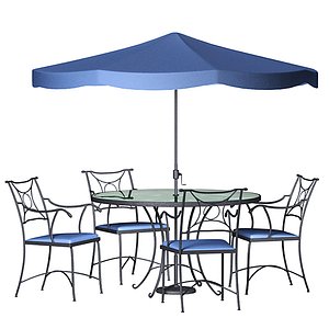 Wrought Iron Dining Set