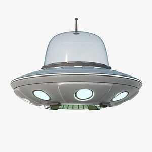 UFO Cartoon Style