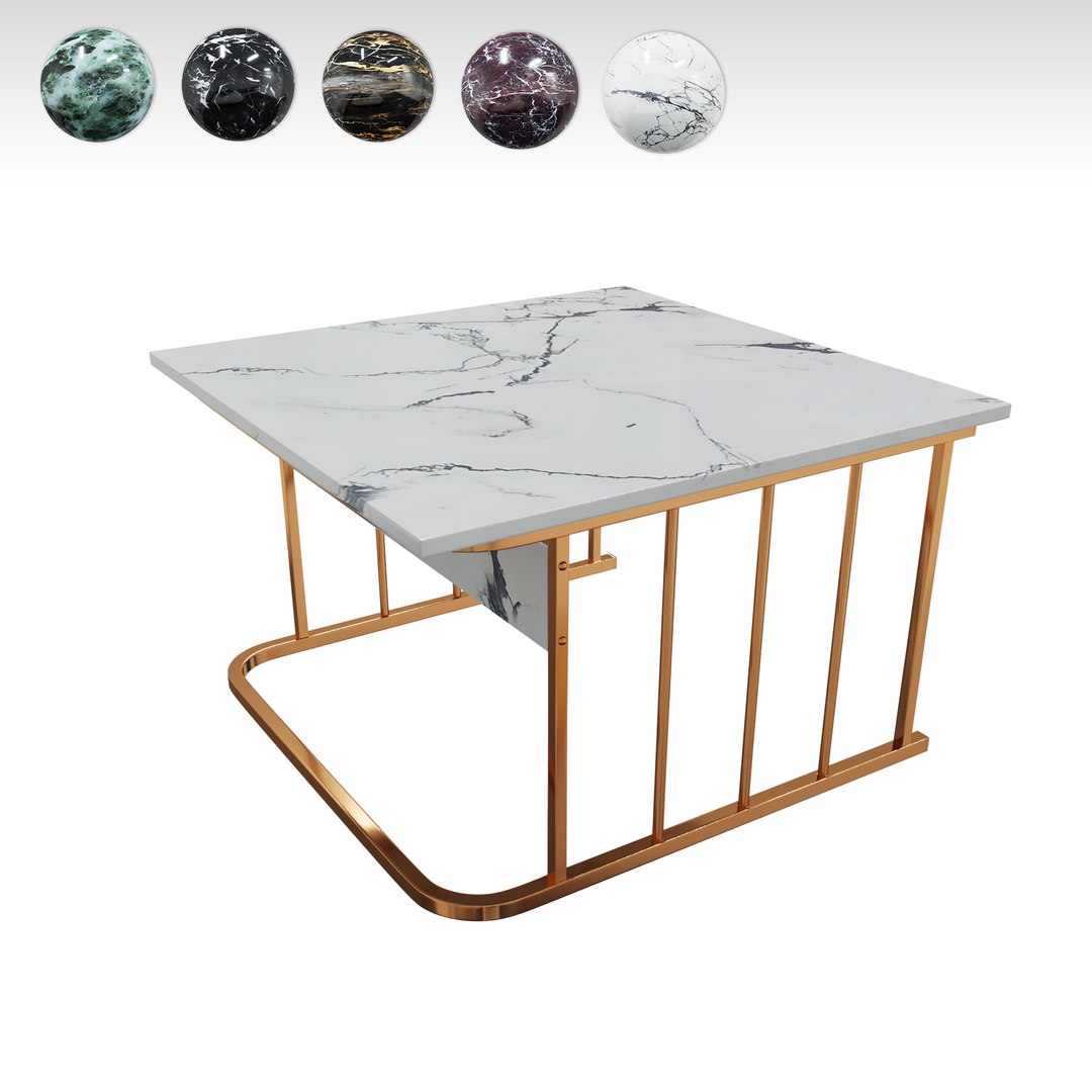 Modern Nesting Coffee Table 3D Model - TurboSquid 1907683