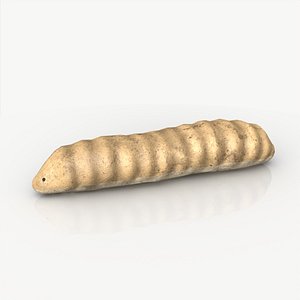 Small Worm FREE Game-ready 3D model