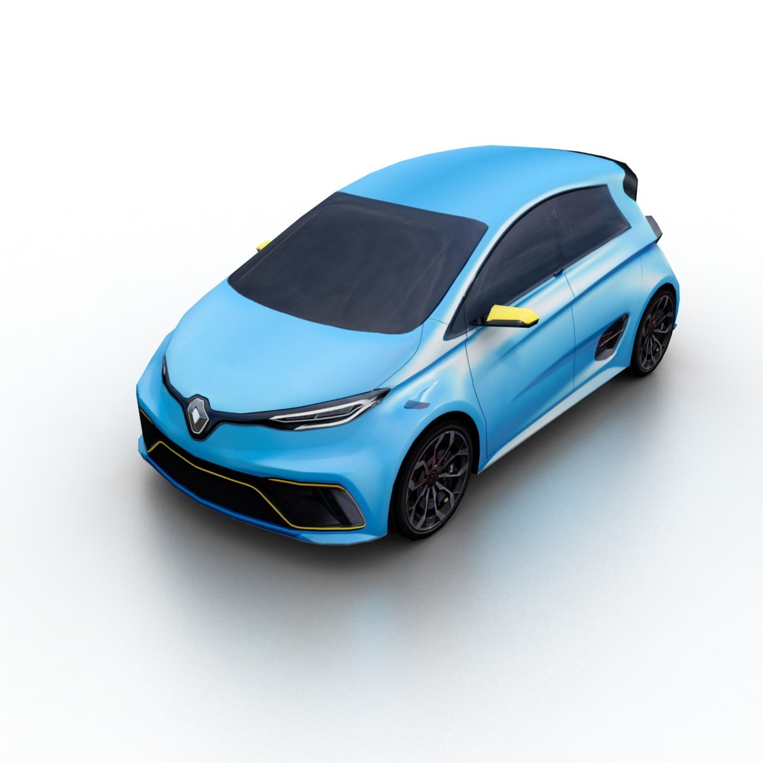 2017 Renault Zoe E sport 3D Model TurboSquid 1369480