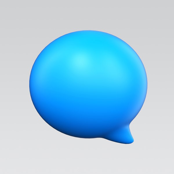 3D chat icon