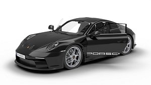 3D model Porsche 911 S-T 2024 HQ 3d model