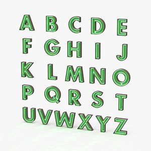 max neon alphabet 02