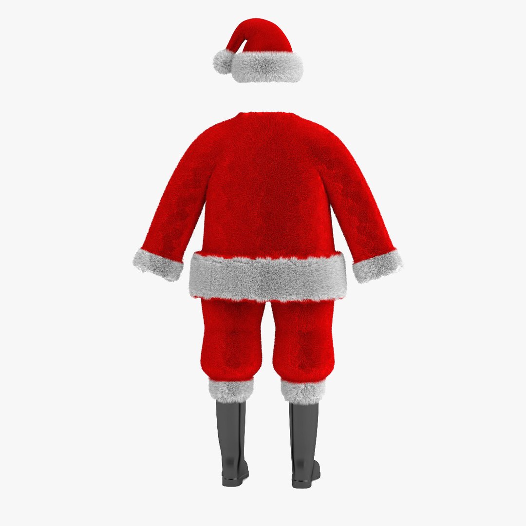 3d Santas Clothes