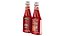 Collection de grandes bouteilles de condiments
