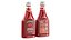 Collection de grandes bouteilles de condiments
