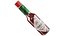 Collection de grandes bouteilles de condiments