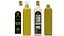 Collection de grandes bouteilles de condiments