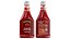 Collection de grandes bouteilles de condiments