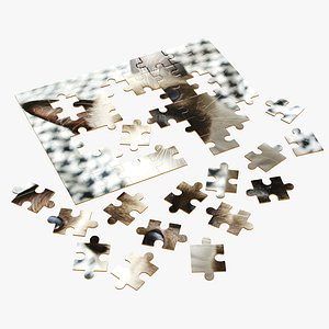 jigsaw puzzle piece 3D model