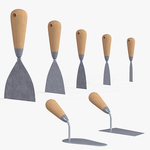 3D model Scraper Paint Collection