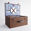 3d model wicker basket accessories picnic