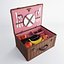 3d model wicker basket accessories picnic