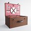 3d model wicker basket accessories picnic