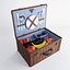 3d model wicker basket accessories picnic
