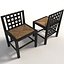 Charles Rennie Mackintosh DS3 식당 의자