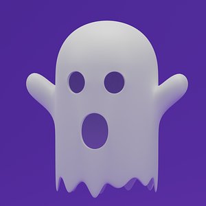 Cartoon Ghost 3D