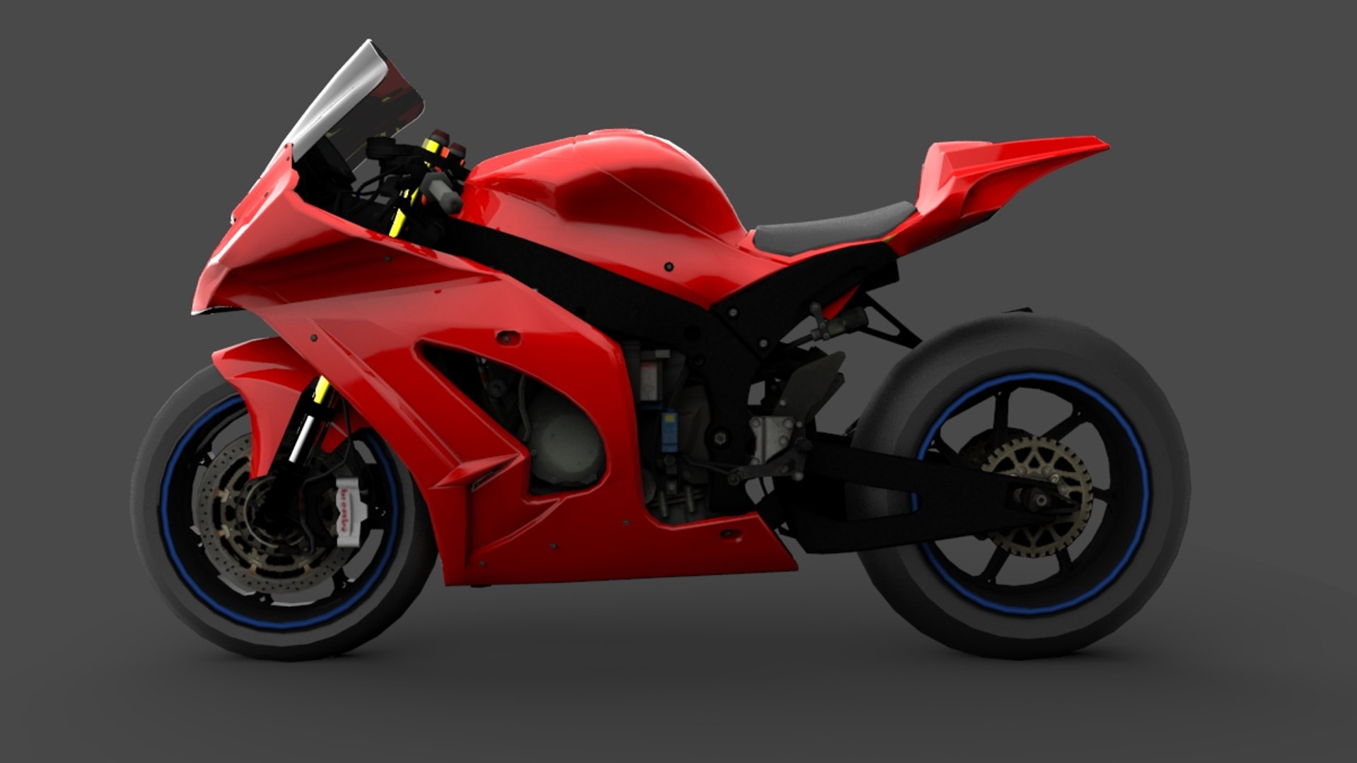 3D Model Motorcycle Racer - TurboSquid 1235704