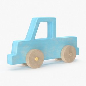 3d baby wooden car