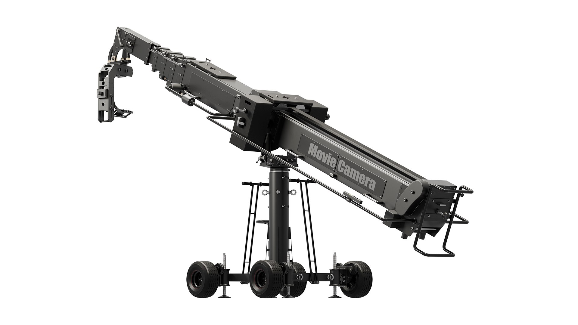 3D Movie Crane Camera Black TurboSquid 2103701