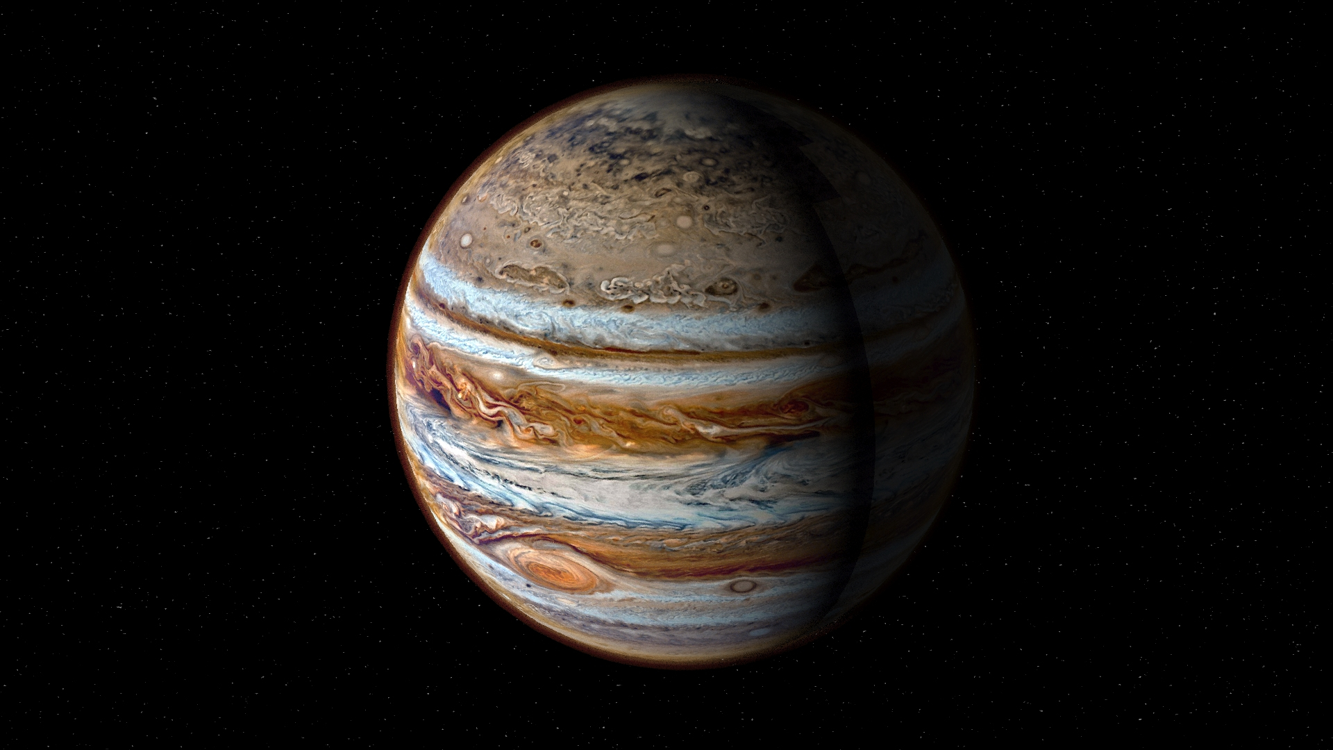 Планета Юпитер 3д