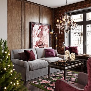 3D model of interior scene