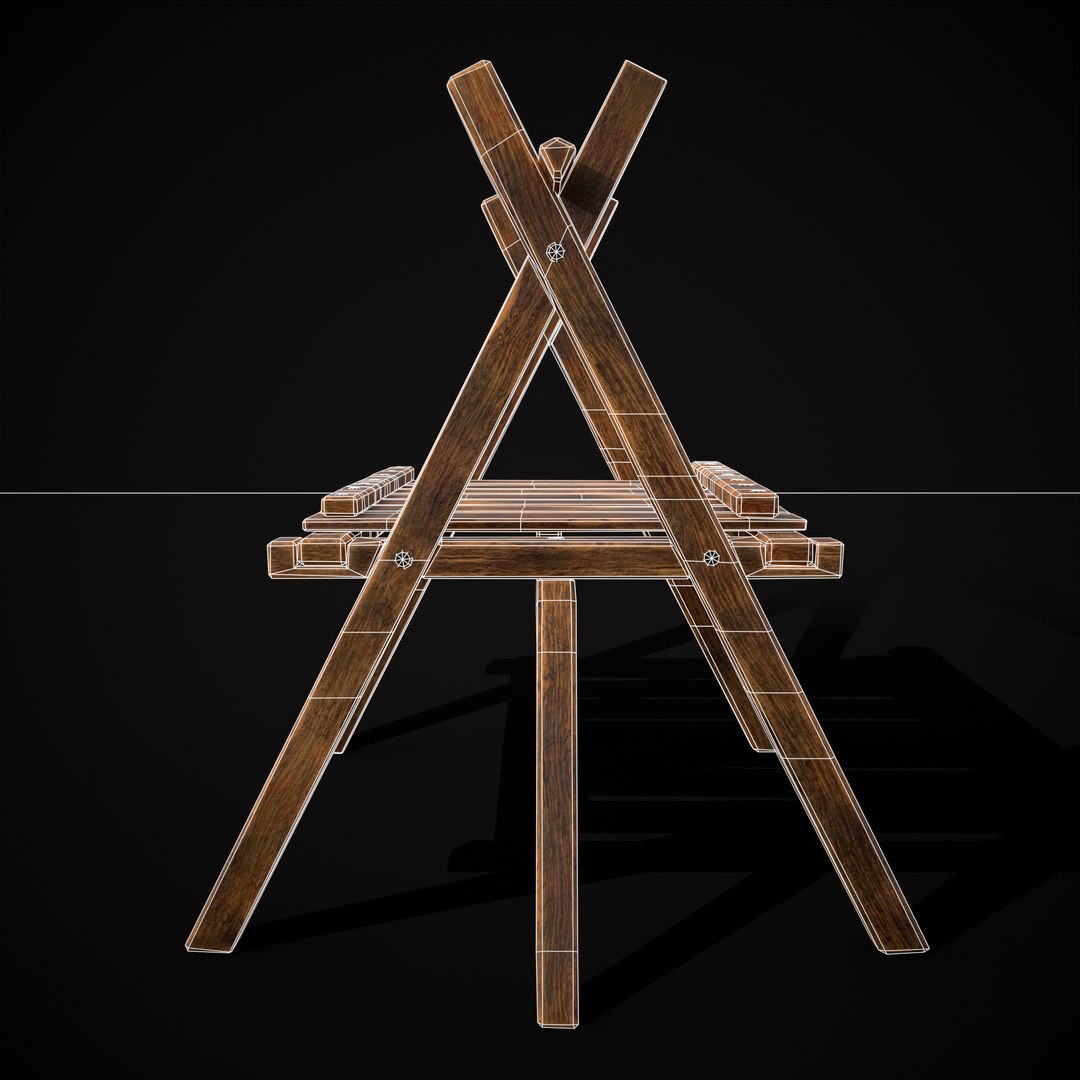 3D Medieval Cooking Stand Model - TurboSquid 2153972
