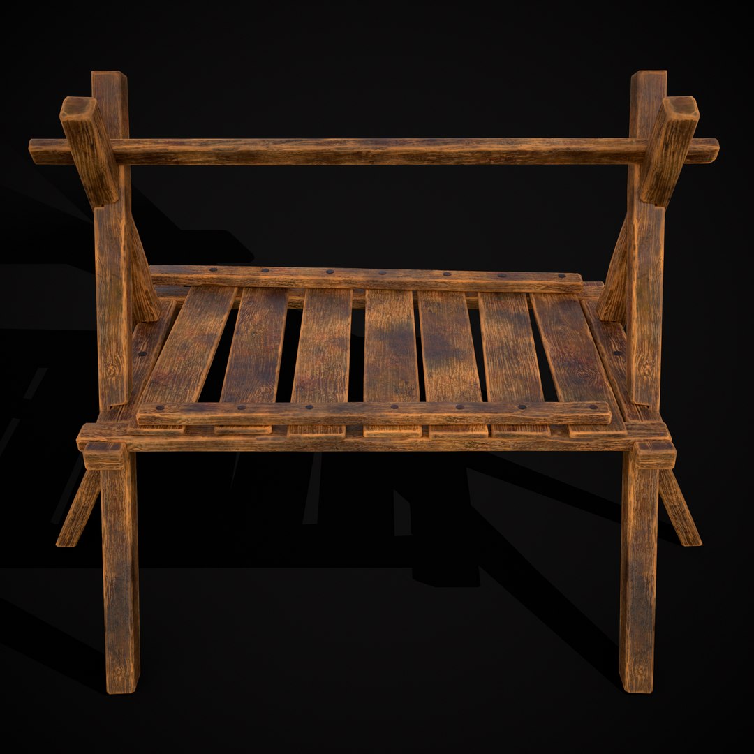 3D Medieval Cooking Stand Model - TurboSquid 2153972