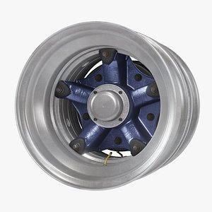 Suspensys 5 Spoked Truck Wheel 3D model