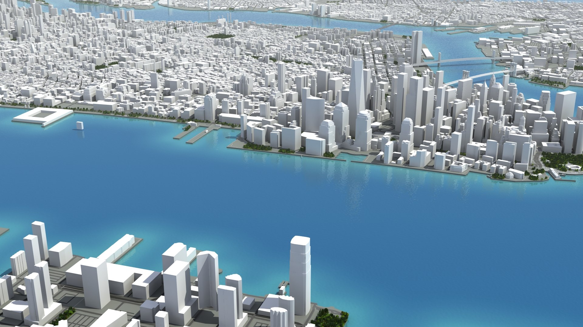 Manhattan NYC 3D - TurboSquid 1753172