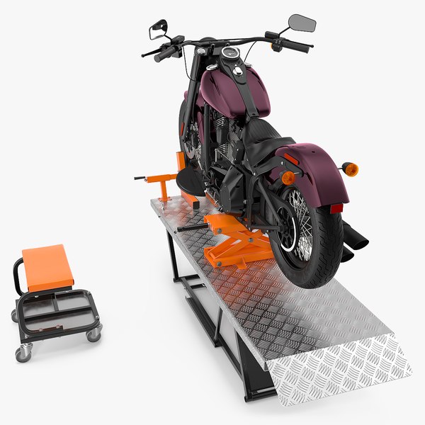Portable Lift Kit with Motorcycle model