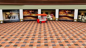 Mall interior model