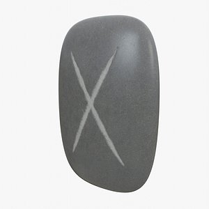 Gyfu Rune Stone 3D model