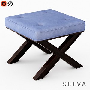 pouf sgabello 3D model