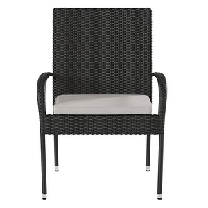 3D Rattan-look plastic outdoor garden chair Flash Furniture TW-3WBE073 model