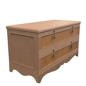 Credenza Cabinet PBR 3D